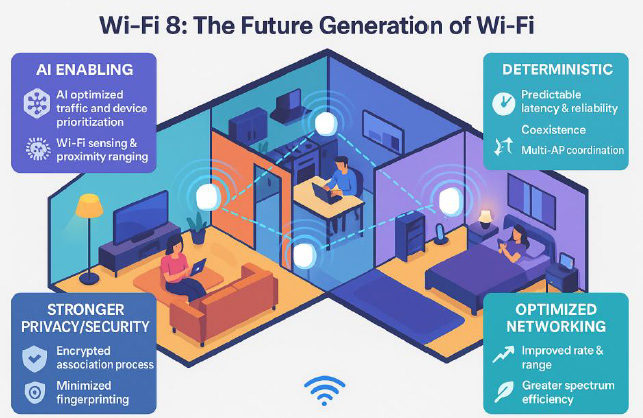 Wi-Fi 8將大幅提高Wi-Fi網路的可靠度與可預測性，帶來讓使用者有感的服務品質提升。